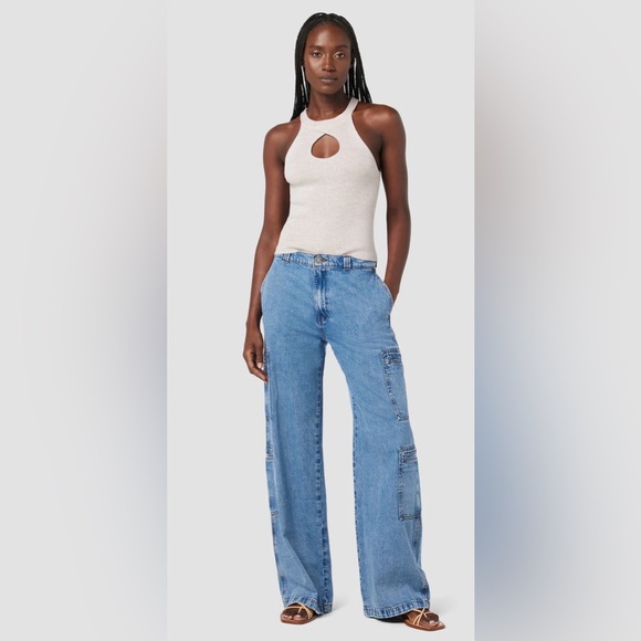 NWOT Hudson High Rise Cargo Jeans - Picture 3 of 7